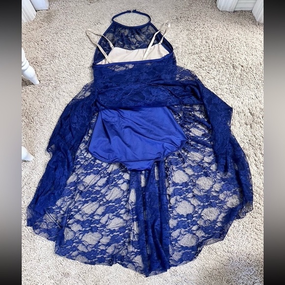 Balera Dancewear Dress- Navy Blue Adult Small - Picture 9 of 12
